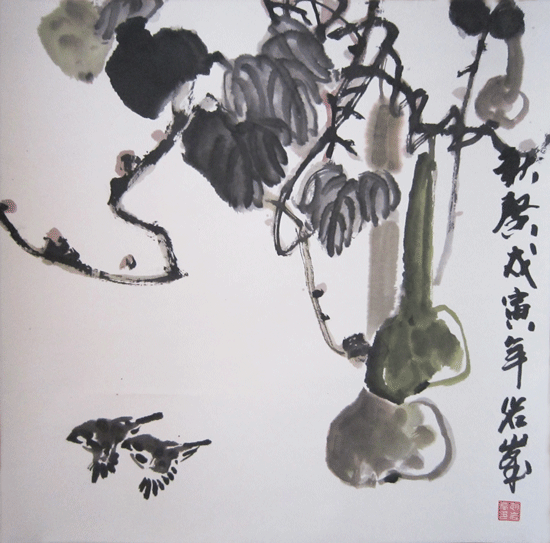 赵岩峰作品--秋声图.gif