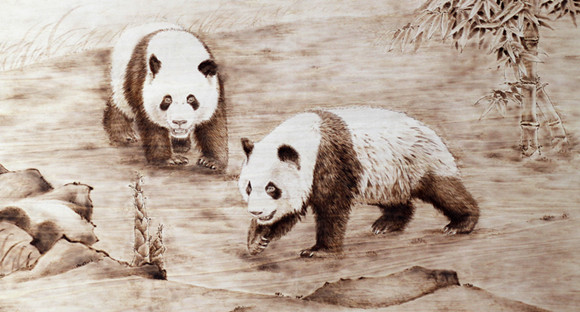 木板烙画 熊猫 觅 高60厘米宽100厘米_副本.jpg